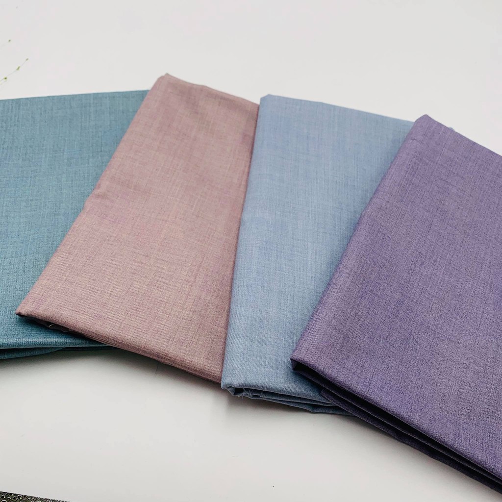 (11 สี) Toyobo Finesdh Yard Exclusive Cotton Combed Shirting Fabric (ผสม osaka ลินิน) กว้าง 58"