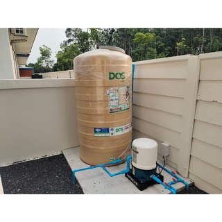 DOS 1000ลิตร แกรนิตทราย +ปั้มฮิตาชิ WTP150XX(ราคาเดียวส่งฟรีทั่วประเทศ)พร้อมลูกลอย