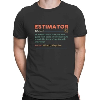 เสื้อยืดแขนสั้น พิมพ์ลาย Estimator Definition สําหรับผู้ชาย