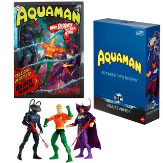 ของเล่นดีซี ฟิกเกอร์ DC Comics DC Multiverse Aquaman Between Two Dooms SDCC 2018 Exclusive 3 PACK SET