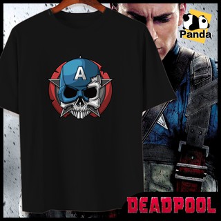 เสื้อยืด Captain america marvel ComicsT-Shirt  cotton asia size  Unisex 7colour Shopee #CODเสื้อยืด เสือยืดผู้ชาย