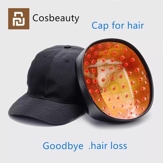 Xiaomi Youpin COSBEAUTY ไฟฟ้าเลเซอร์เครื่องกำเนิดไฟฟ้าหมวก81เลเซอร์ Hair Growth System ทรีตเม้นท์ปลูกผมหมวกกันน็อกรูขุมขน Therapy LLLT ผม