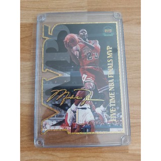 Michael Jordan RARE Five Time NBA Finals MVP Jumbo Card #201 of 5000 งานแท้100%