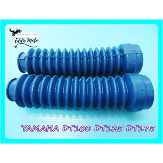 YAMAHA DT100 DT125 DT175 FRONT FORK BOOT RUBBER "BLUE"  // ยางหุ้มโช๊ค ยามาฮ่า สีน้ำเงิน สินค้าคุณภาพดี