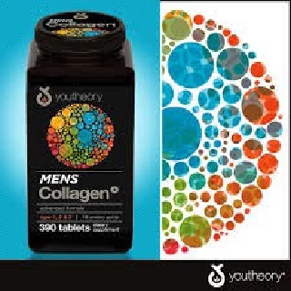 Youtheory collagen Menกระปุกดำสำหรับผู้ชาย 390 เม็ด (Exp.02/28)