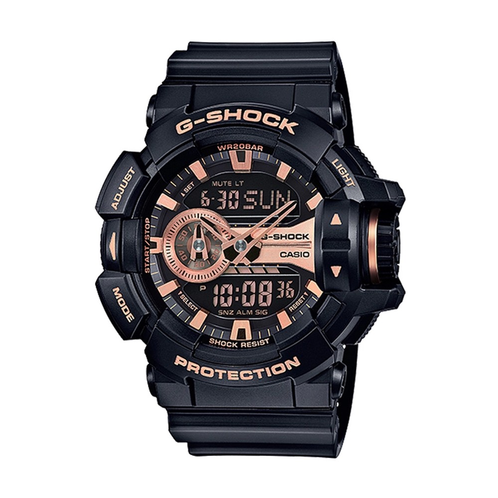 G-Shock นาฬิกาข้อมือผู้ชาย สายเรซิ่น รุ่น GA-400GB,GA-400GB-1A4