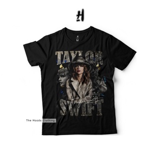 เสื้อยืดโอเวอร์ไซส์【leee】TAYLOR SWIFT BOOTLEG / VINTAGE DESIGN SHIRT เสื้อยืด High Street แขนสั้นคู่รักTEES-3XL