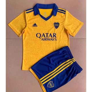 เสื้อกีฬาแขนสั้น ลายทีมชาติฟุตบอล Boca Erke 22-23 Boca Juniors de ROSSI TEVEZ MARADONA ABILA Boca camisa de futebol สีเหลือง สําหรับเด็ก และผู้ใหญ่ 2022 2023