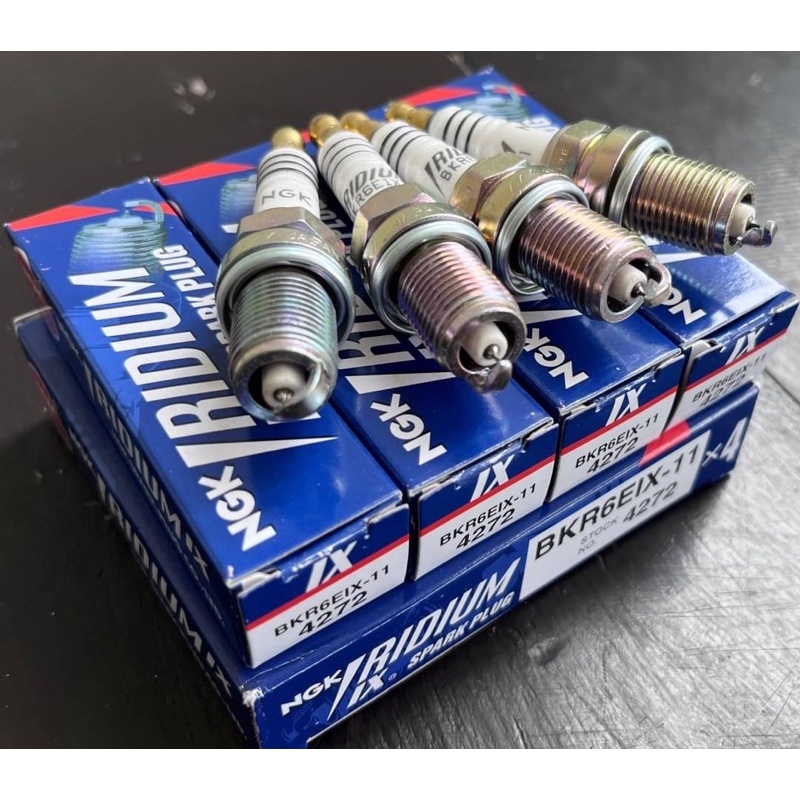 หัวเทียน NGK IRIDIUM IX  BKR6EIX-11 4272(1ชุด4หัว)