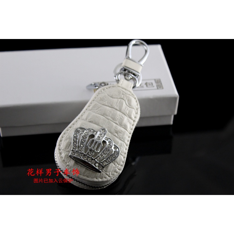 กระเป๋ากุญแจรถ Crown Swan หนัง PU บลิง บลิง บลิง ไซส์สากล