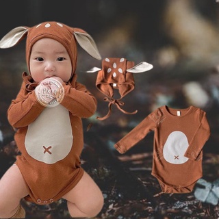 Little reindeer costume (บอดี้สูท+หมวก)(FANCY153)