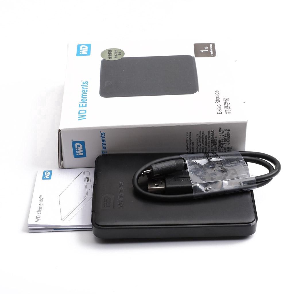 ส่งจากกรุงเทพ WD Elements External HardDisk 2 TB เอ็กซ์เทอนอล ฮาร์ดดิสก์ Harddisk HDD (2TB สีดำ) Portable Storage #8