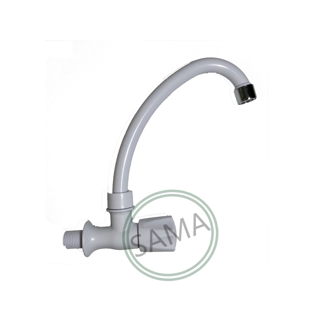 ก๊อกน้ําติดผนังพลาสติก PVC WALL SINK TAP