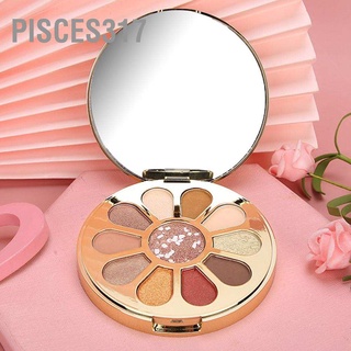 Pisces317 อายแชโดว์ เนื้อแมตต์ กันน้ำ ออกแบบได้สวยงาม กลิตเตอร์ ติดทนนาน 11 สี