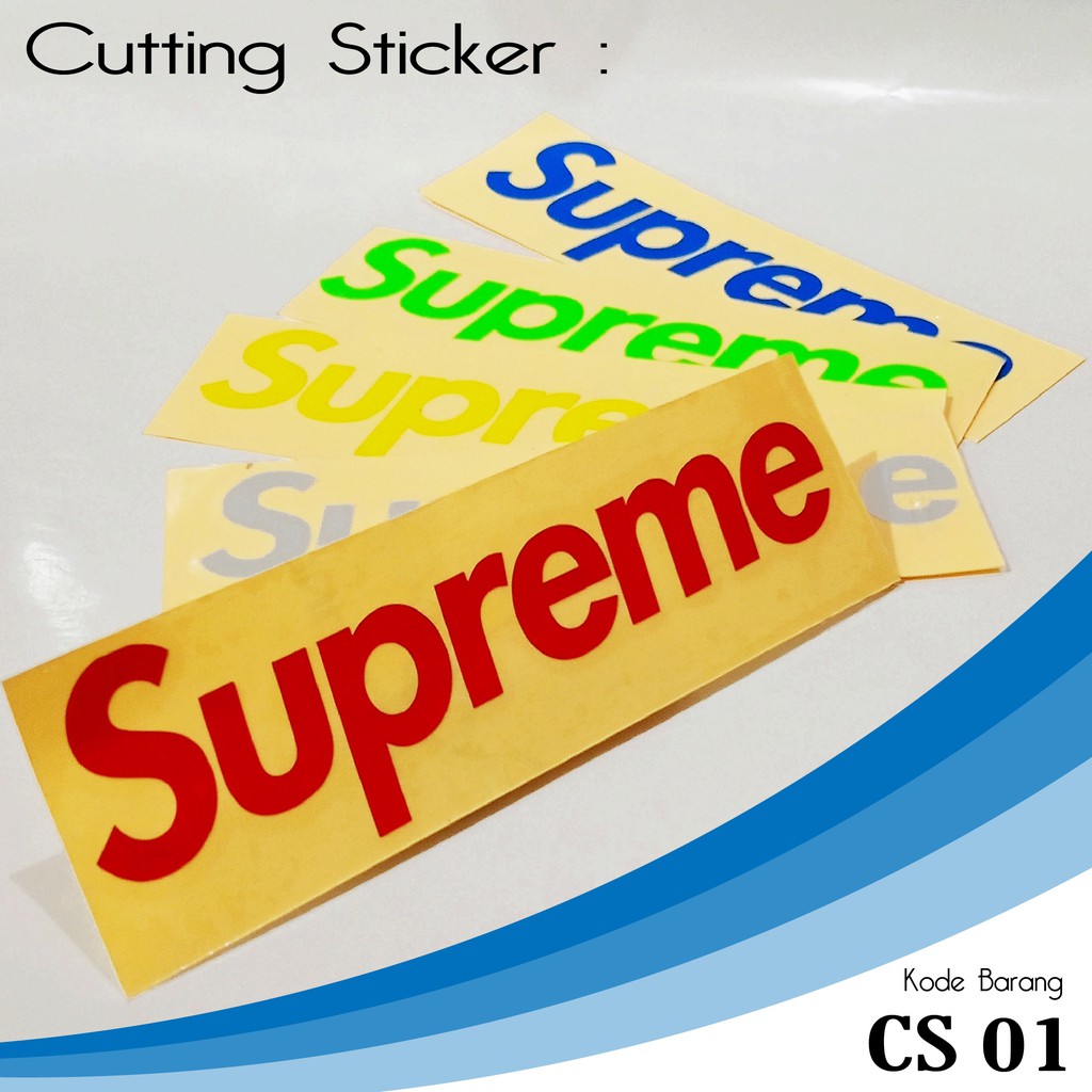 สติ๊กเกอร์ตัด SUPREME - SUPREME STICKER - CS01