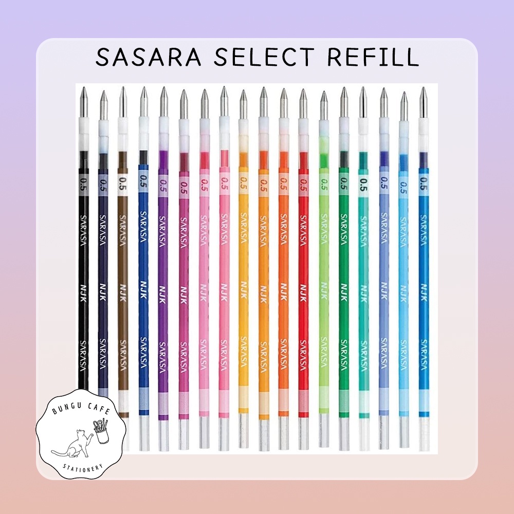 Sarasa Select Refill 0.3-0.5 mm. /// ไส้ปากกา ซาราซา ซีเล็ค ขนาด 0.3-0.5 มม.