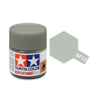 สีสูตรน้ำทามิย่า Tamiya Acrylic XF12 JN Grey 10ml