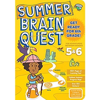 Summer Brain Quest between Grades 5 &amp; 6 (Summer Brain Quest) (CSM STK PA) สั่งเลย!! หนังสือภาษาอังกฤษมือ1 (New)