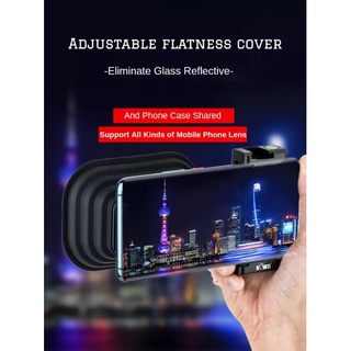 Outdoor mobile phone matting hood mobile phone lens hood silicone lens hood to eliminate glass reflection Plus works on