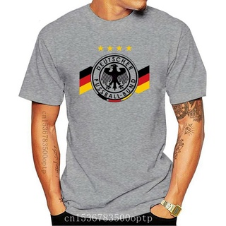 คอลูกเรือเสื้อยืดคอกลม พิมพ์ลายธงเยอรมัน Deutschland Eagle สไตล์ฮาราจูกุ แฟชั่นสําหรับผู้ชายS-5XL