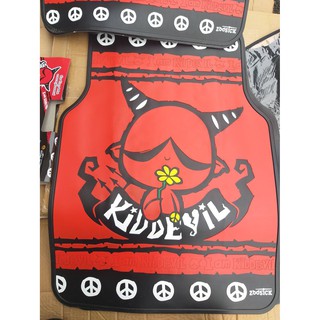 (1ชุด 5 ชิ้น)Kid Devil พรมยางซิลิโคนปูพื้นในรถยนต์ เดวิว งานลิขสิทธิ์แท้