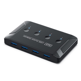 R* ฮับสวิตช์แยก USB 3.0 4 in 4 สําหรับเครื่องพิมพ์