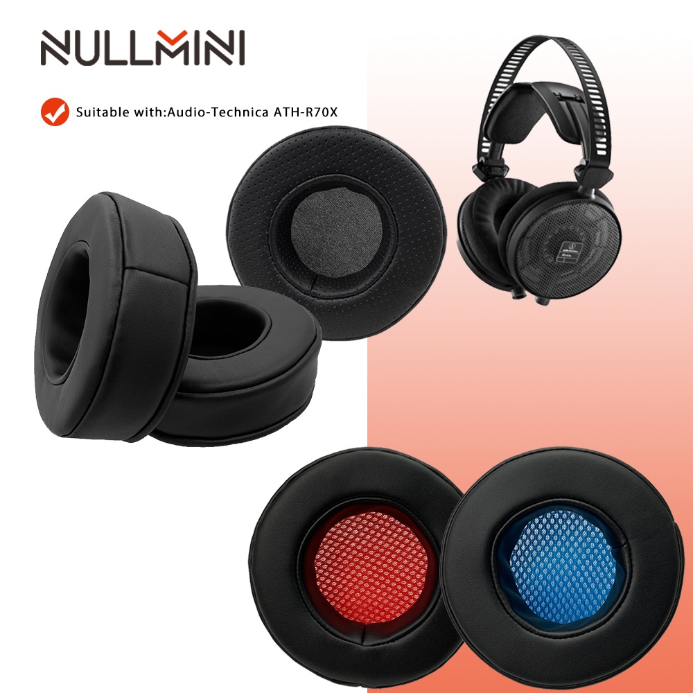 Nullmini แผ่นหูฟังแบบหนา แบบเปลี่ยน สําหรับ Audio-Technica ATH-R70X