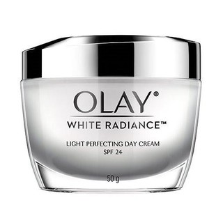 OLAY White Radiance Light Perfecting Facial Day Cream SPF15 โอเลย์ ไวท์ เรเดียน เดย์ครีม บำรุงผิวหน้าขาวกระจ่างใส 50g.