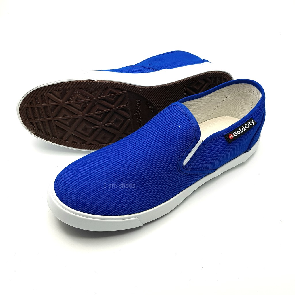 Gold city ผ้าใบแบบสวมสลิปออน1271 มี 6 สี  ไซส์ 38-45