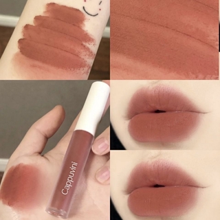 【Ready to Ship】Cappuvini Matte Velvet ลิปแลคเกอร์ลิปโคลนลิปสติก