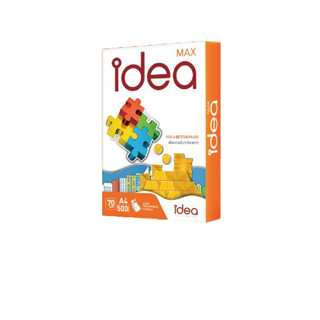 [ส่งฟรี!] Idea Max กระดาษถ่ายเอกสาร 70 แกรม A4 บรรจุ 1 รีม