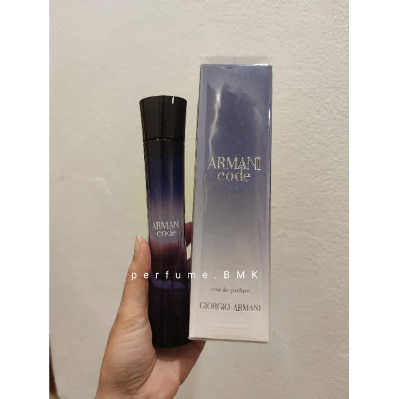 น้ำหอมแท้แบ่งขาย Armani code EDP. woman