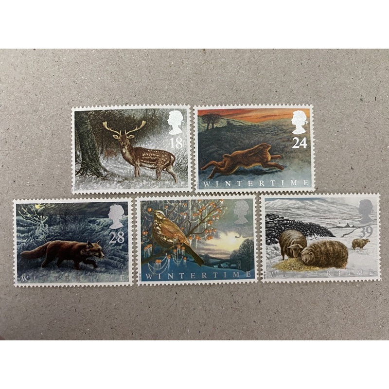 {JK} Great Britain 1992 - Wintertime 5V MNH