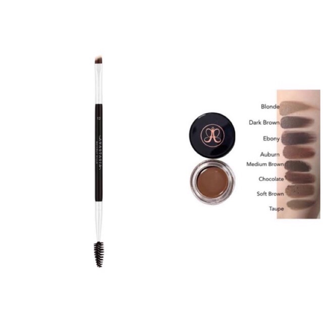 Anastasia Beverly Hills dipbrow pomade 4g / แปรงเขียนคิ้ว angled brush #12 [ใหม่/แท้+ พร้อมส่ง]