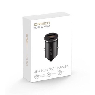 Orsen By Eloop รุ่น C8  หัวชาร์จรถยนต์ Mini Car Charger 45W Max  ที่ชาร์จในรถ USB-A &amp; Type-C รองรับ PD l QC 4.0