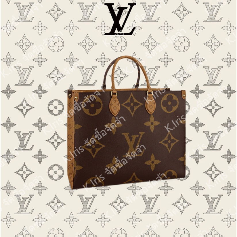 Louis Vuitton/ LV/ ONTHEGO กระเป๋าถือใบใหญ่