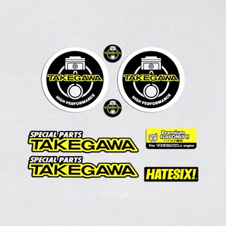 Takegawa Feul สติกเกอร์รูปลอก สําหรับติดตกแต่งถังน้ํามัน HateSix