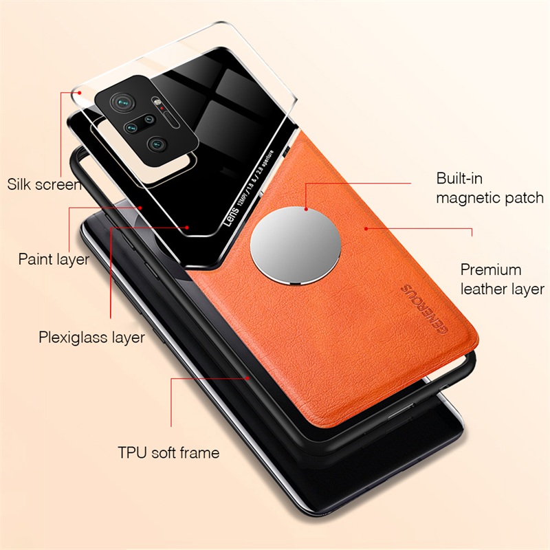 Leather Texure Casing For Xiaomi Redmi Note 10 Note 10 Pro Note 9s 9 ...