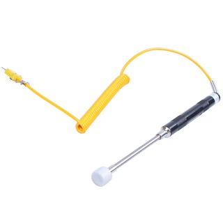 เซนเซอร์วัดอุณหภูมิสีเหลือง K Type Thermocouple Probe