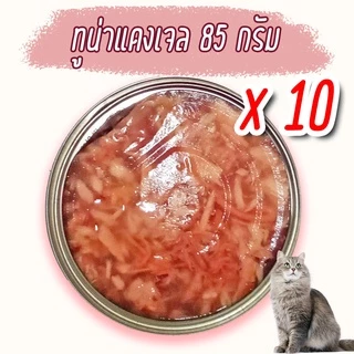(แพค x10) อาหารแมว กระป๋องเปลือย อาหารแมวเปียก จากโรงงาน ราคาถูก 85 - 185 g ทูน่า ไก่ Oasis Cat Food