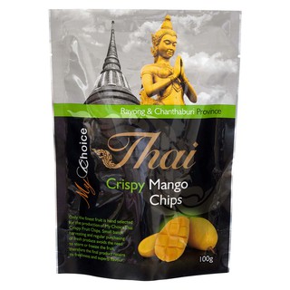 มายช้อยส์ไทยมะม่วงกรอบ 100กรัม My Choice Thai Crispy Mango 100g.