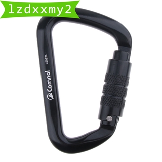 Newest 28 Kn ตะขออลูมิเนียม D Type Carabiner สําหรับปีนเขา