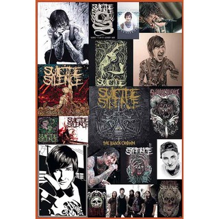 โปสเตอร์ วง ดนตรี Suicide Silence โปสเตอร์ติดผนัง โปสเตอร์สวยๆ poster