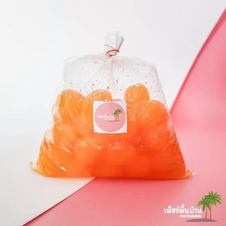 ทองหยอดใหญ่ ทองหยอด หอม หวาน ฉ่ำ อร่อย ถุงละ 50 เม็ด น้ำหนักรวมประมาณ 600-700 กรัม