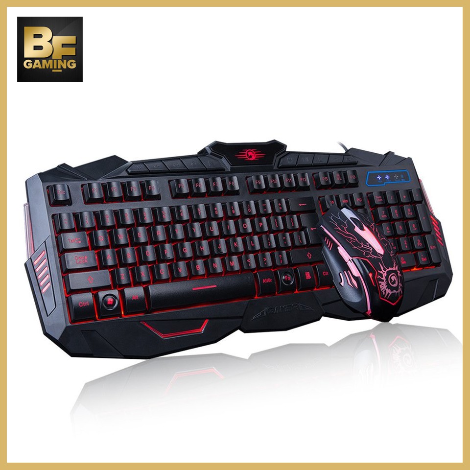 MARVO KM400 Commbo Gaming Mouse Keyboard (ชุดคีย์บอร์ดเมาส์เกมมิ่ง)