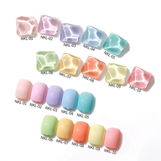 สีทาเล็บ โทนลูกกวาด แฟนชัน พาสเทล สีเจล NKL Set 15ml. แบรนด์ AS ชื่อดัง คุณภาพดี ราคาไม่แพง