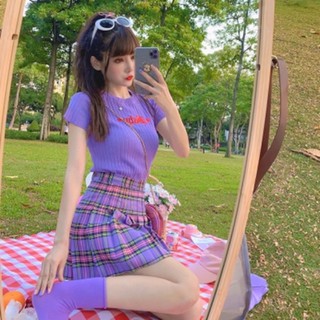 Women 🎂พร้อมส่ง🎂ครอบคอกลม ปักลาย BABY (3519)