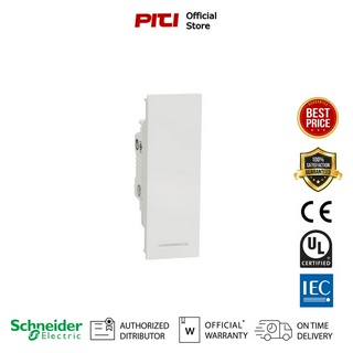 Schneider AvatarOn A M3T31 Switch สวิตช์สามทางพร้อมพรายน้ำ ขนาด 1  ช่อง สีขาว / ดํา / เทา