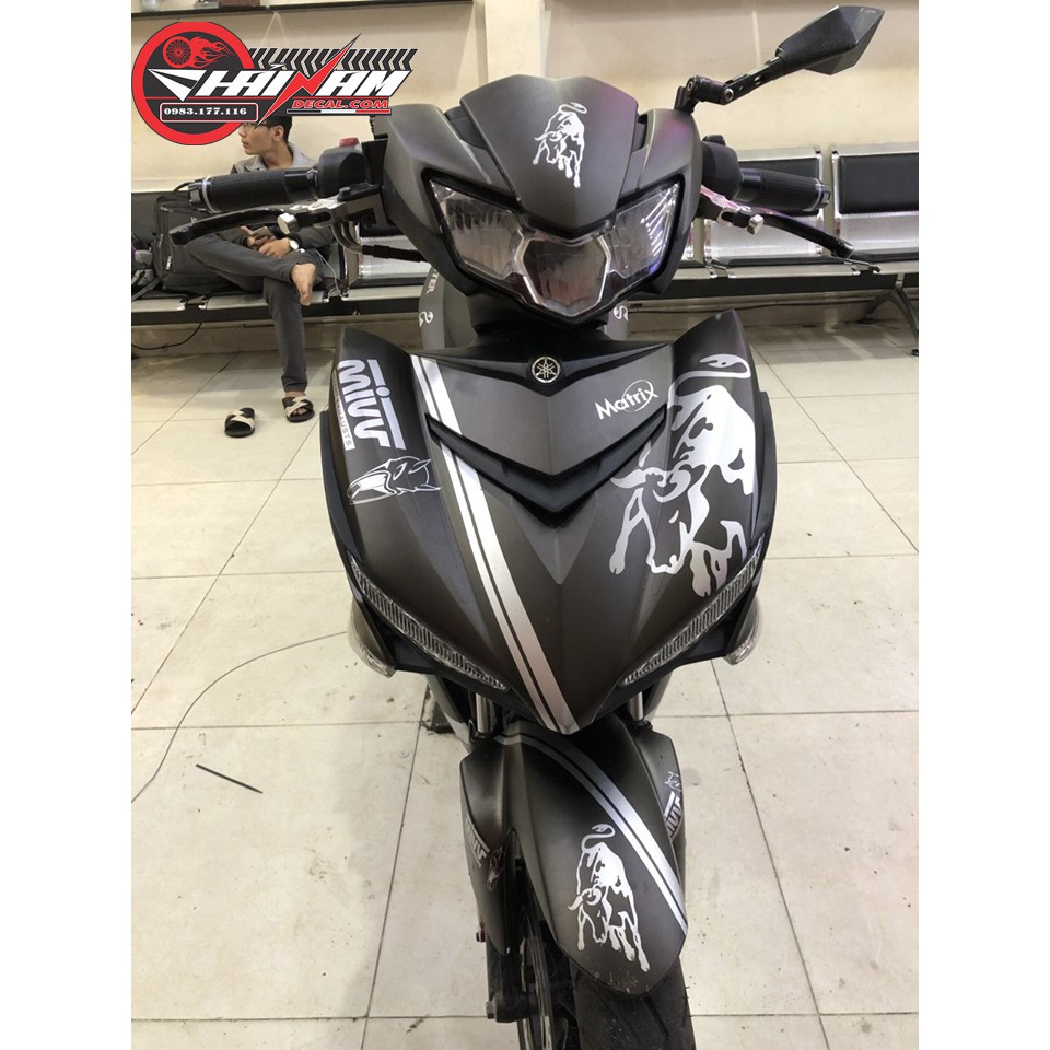 Mivv Matte Black Exciter 150 Boss Stamp