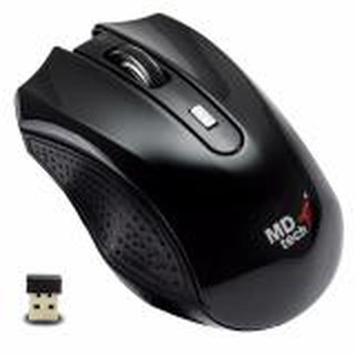 เมาส์ไร้สาย Wireless Optical Mouse USB MD-TECH (RF-158) Black